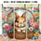 Rabbit In A Basket Easter Tumbler Wrap PNG 0