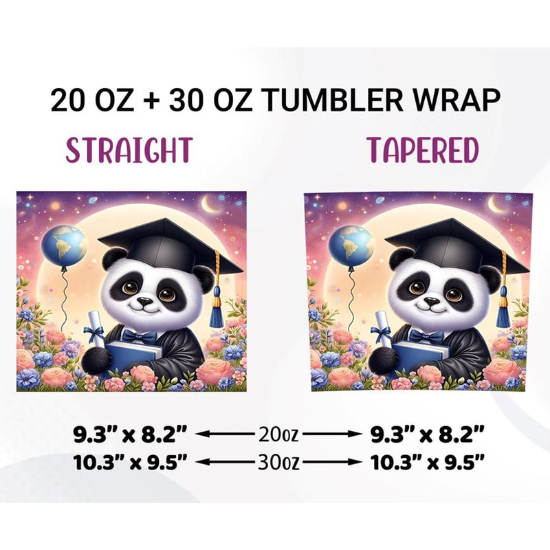 Graduation Skinny Tumbler Wrap Sublimation PNG 1