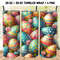 Easter Eggs Tumbler Wrap 20oz Skinny PNG 0