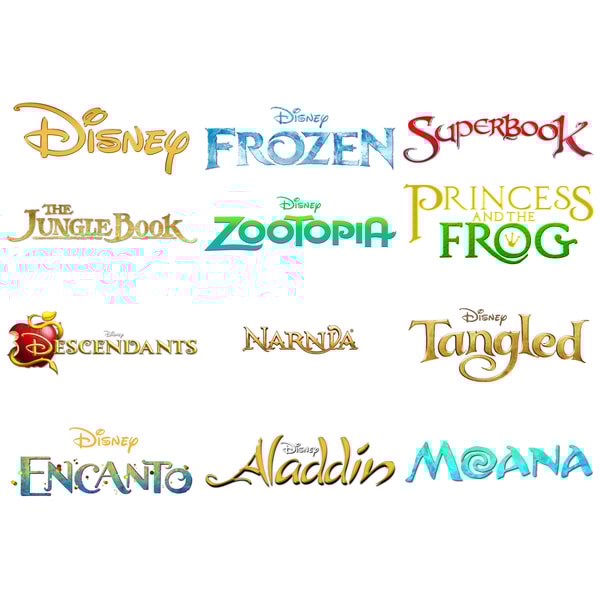 Disney Font in PNG, TTF, and OTF: Infuse Digital Magic into | Inspire ...