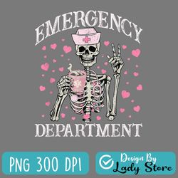 valentine er nurse emergency department room skeleton nurse png