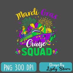 mardi gras cruise squad png, matching group family vacation women png, mardi gras matching family 2024 png