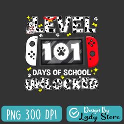 level unlocked game controller png, 101 days school dalmatian png, 100th day of school