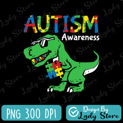 autism awareness dinosaur png