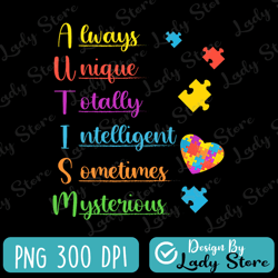 always unique autism awareness totally intelligent kids png