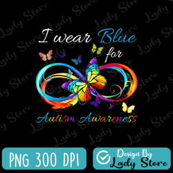 we wear blue for autism awareness png, blue rainbow png, autism awareness png
