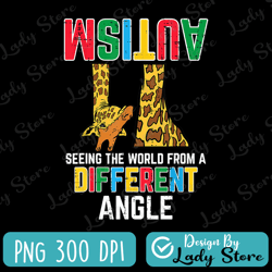 autism just seeing world from different angle png, autism awareness, autism gifts