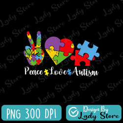 peace love autism png,autism awareness png,autism heart png,autism awareness day png
