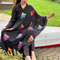 Limited Edition Hand Embroidered Colorful Floral Wool Shawl Scarf 0