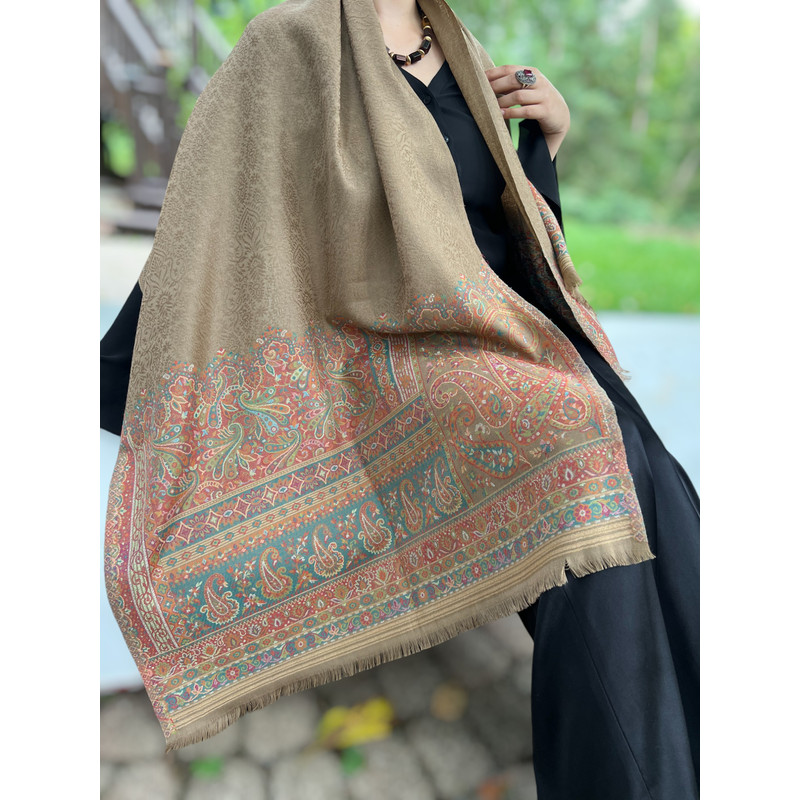 Handloomed Fine Wool Kashmir Jamawar Pashmina 6