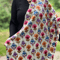 Limited Edition Hand Embroidered Floral Wool Shawl 10