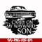 FN000267-Carry on my wayward son svg, png, dxf, eps file FN000267.jpg