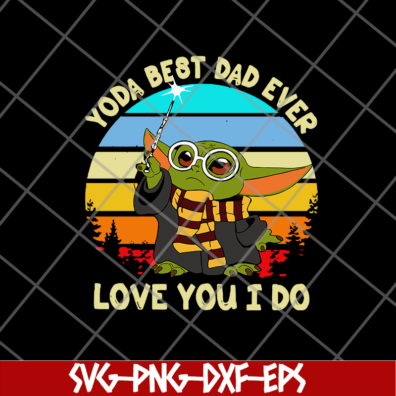 FTD29052138- Star wars baby yoda best dad ever svg, png, dxf, eps digital file FTD29052138.jpg