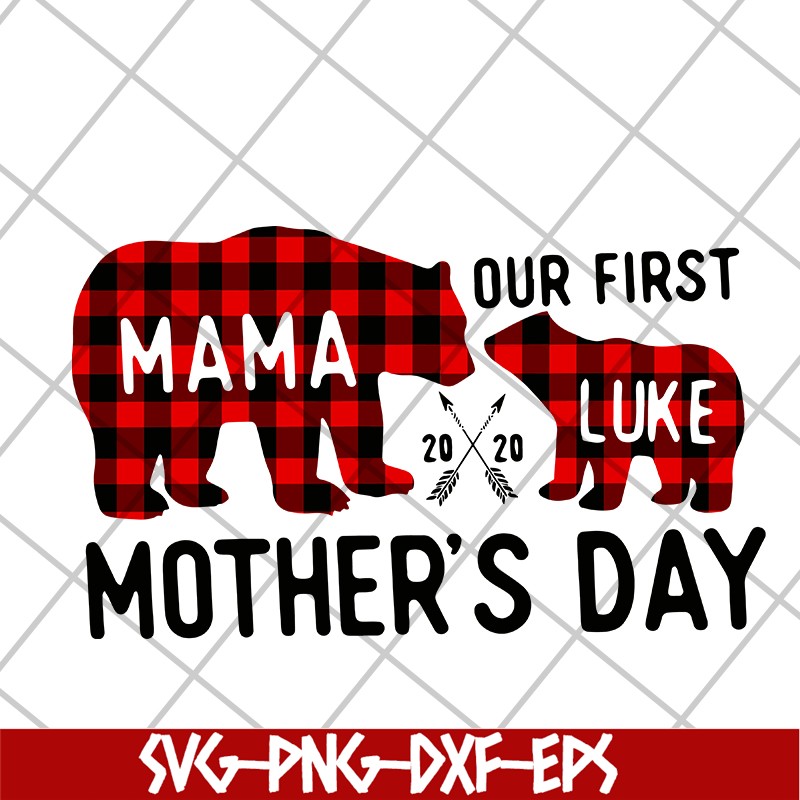 MTD04042113-Mama our first svg, Mother's day svg, eps, png, dxf digital file MTD04042113.jpg