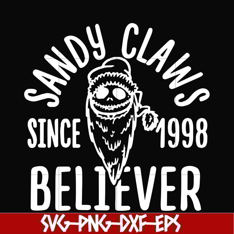 NCRM0107-Sandy claws sine 1998 believer svg, png, dxf, eps digital file NCRM0107.jpg