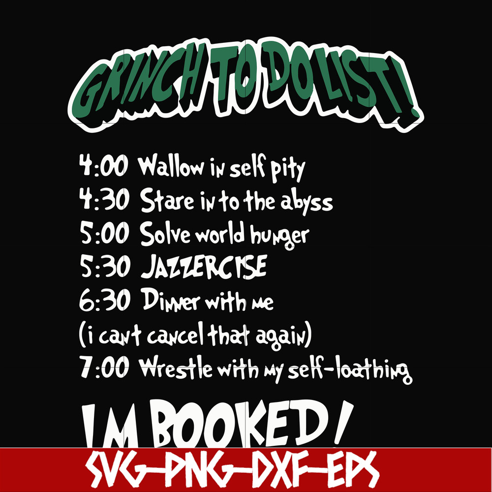 NCRM16072011-Grinch to do list svg, christmas svg, png, dxf, eps digital file NCRM16072011.jpg