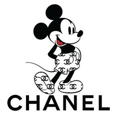 Chanel Mickey disney Fashion Svg, Mickey Chanel Logo Svg file