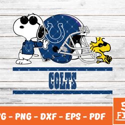 Indianapolis Colts Snoopy Nfl Svg , Snoopy NfL Svg, Team Nfl Svg 15