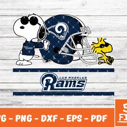Los Angeles Rams Snoopy Nfl Svg , Snoopy NfL Svg, Team Nfl Svg 19