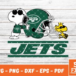New York Jets Snoopy Nfl Svg , Snoopy NfL Svg, Team Nfl Svg 25