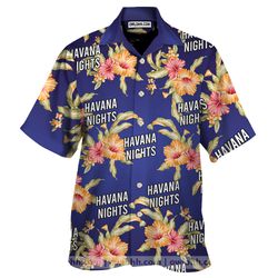 Havana Nights In Cuba Hawaiian Aloha Shirt- For men and women