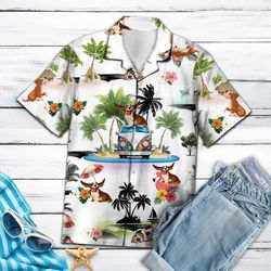 Basset Hound Hawaiian Shirt | Unisex