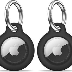 2 Pack Airtag Holder Air Tag Case with Keychain