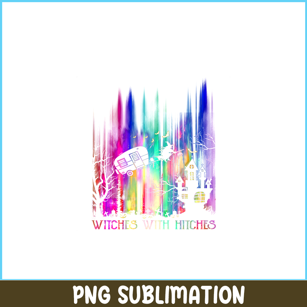 CAMP07112390-Witches with hitches Halloween PNG Magic Camping PNG Halloween And Camping PNG.png