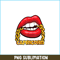 CPB28102362-Juicy Lips Gold Chain Capricorn PNG Zodiac Sign PNG Capricorn PNG.png