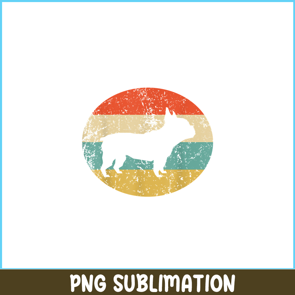 HL16102384-Retro French Bulldog PNG, Frenchie Dog Lover PNG, French Dog Artwork PNG.png