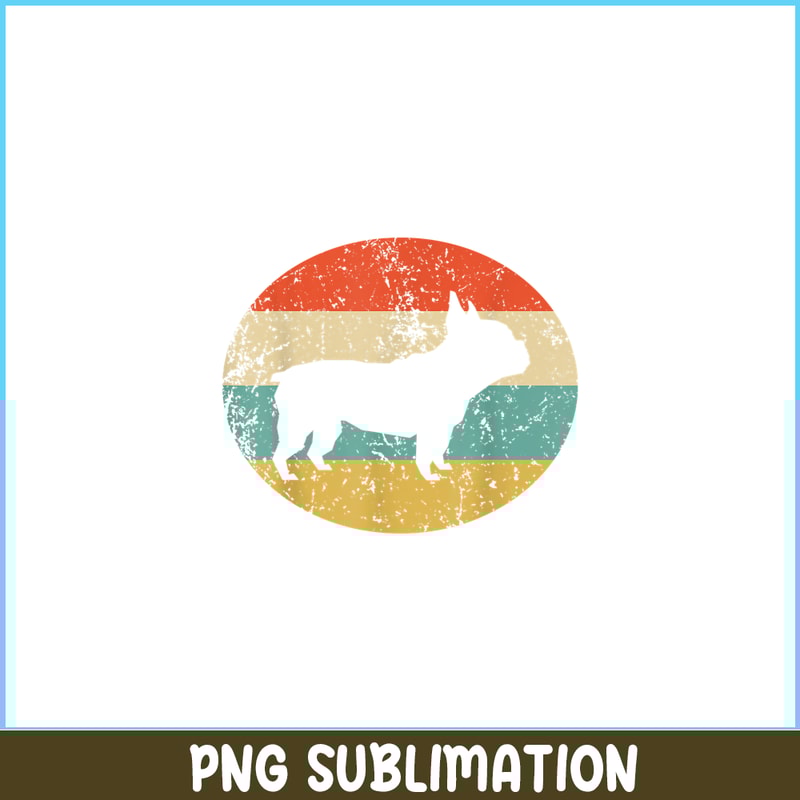 HL16102384-Retro French Bulldog PNG, Frenchie Dog Lover PNG, French Dog Artwork PNG.png