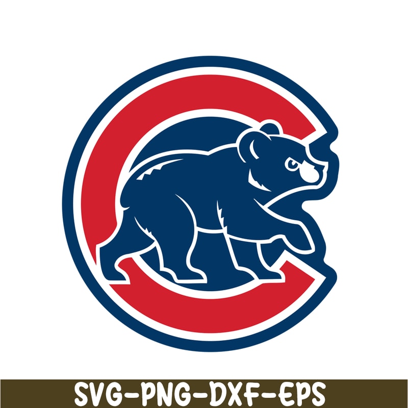 MLB30112368-The Cubs And Bear SVG PNG DXF EPS AI, Major League Baseball SVG, MLB Lovers SVG MLB30112368.png