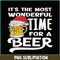 BEER28102350-The Most Wonderful Time For A Beer Beer Christmas Beer PNG Beer Santa PNG.png