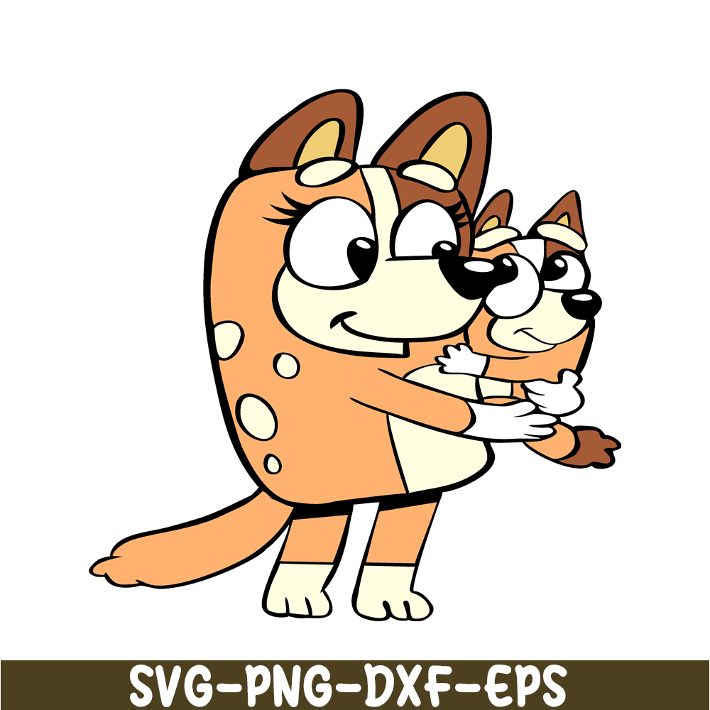 BL22112309-Chilli Heeler And Mom SVG PNG DXF EPS Bluey Family SVG Lovely Movie SVG.png