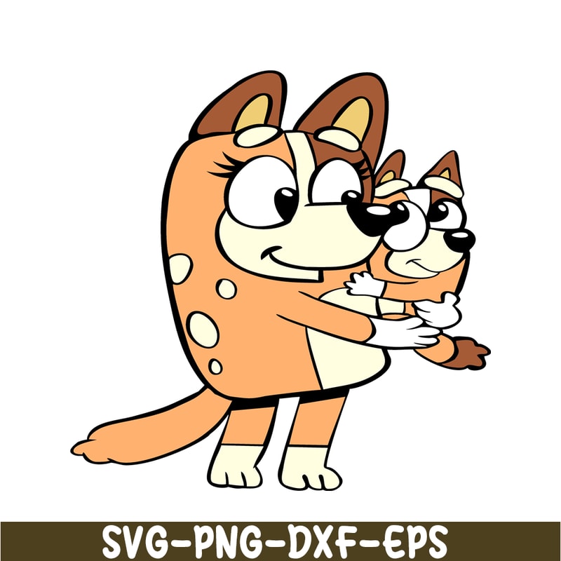 BL22112309-Chilli Heeler And Mom SVG PNG DXF EPS Bluey Family SVG Lovely Movie SVG.png