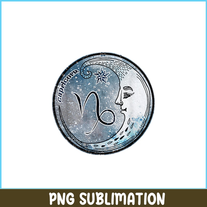 CPB28102323-Capricorn Moon PNG Sign Astrology PNG Zodiac Symbol PNG.png