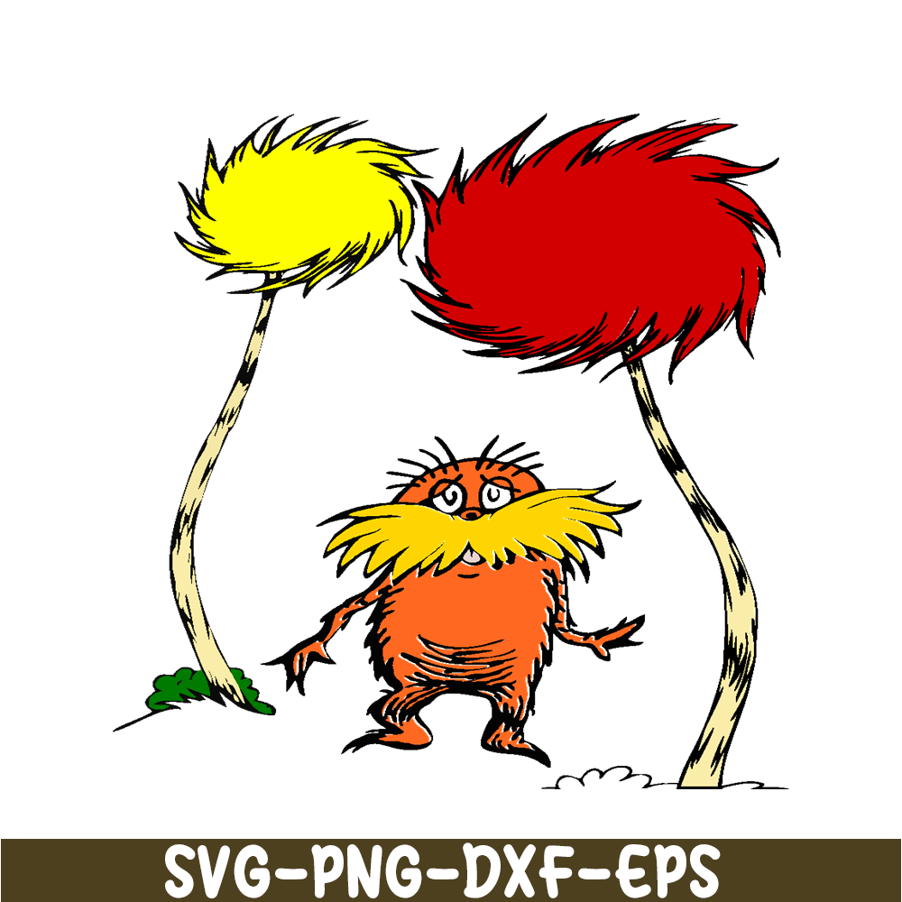DS205122317-Lorax And His Trees SVG, Dr Seuss SVG, Dr. Seuss' the Lorax SVG DS205122317.png