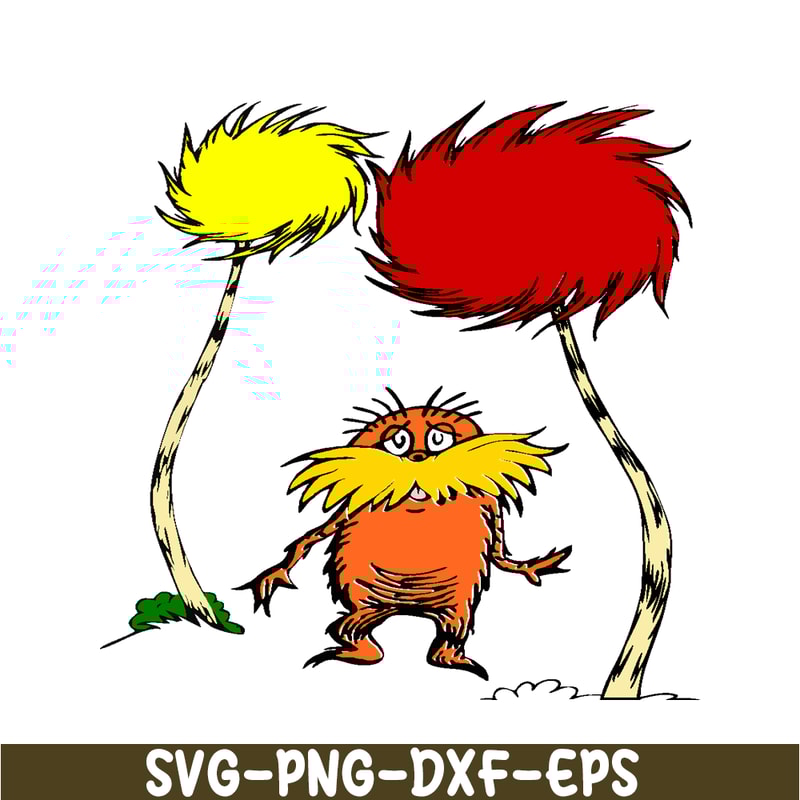 DS205122317-Lorax And His Trees SVG, Dr Seuss SVG, Dr. Seuss' the Lorax SVG DS205122317.png