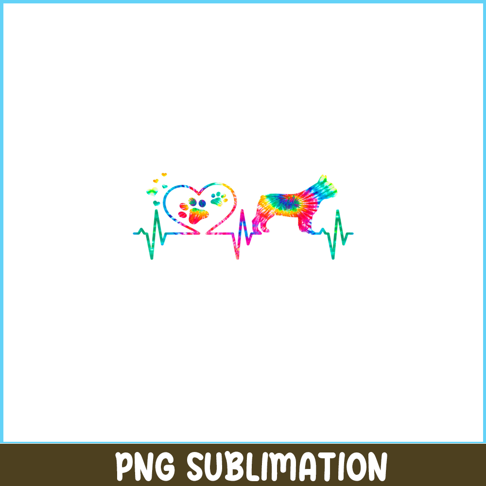 HL161023123-Frenchie Bulldog Heartbeat Tie Dye PNG, Frenchie Dog Lover PNG, French Dog Artwork PNG.png
