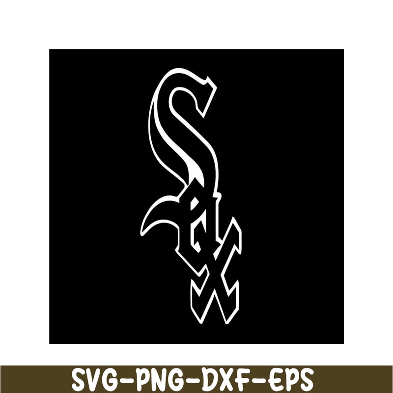 MLB01122311-White Sox The Black Flag SVG PNG DXF EPS AI, Major League Baseball SVG, MLB Lovers SVG MLB01122311.png