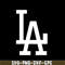 MLB011223123-LA The White Text SVG, Major League Baseball SVG, MLB Lovers SVG MLB011223123.png