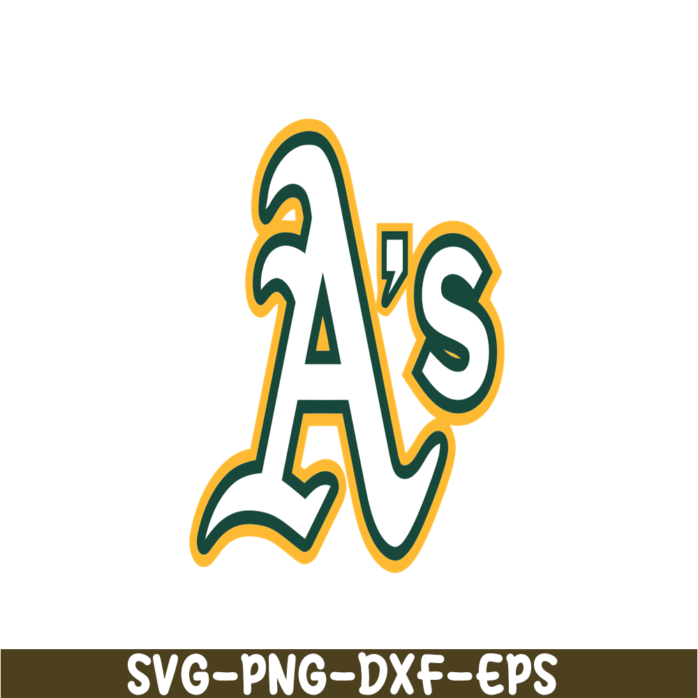 MLB204122349-Oakland Athletics The Letter SVG, Major League Baseball SVG, Baseball SVG MLB204122349.png