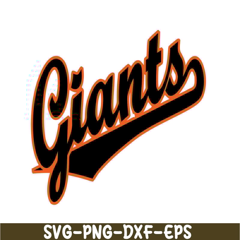 MLB204122387-Giants The Text SVG, Major League Baseball SVG, Baseball SVG MLB204122387.png