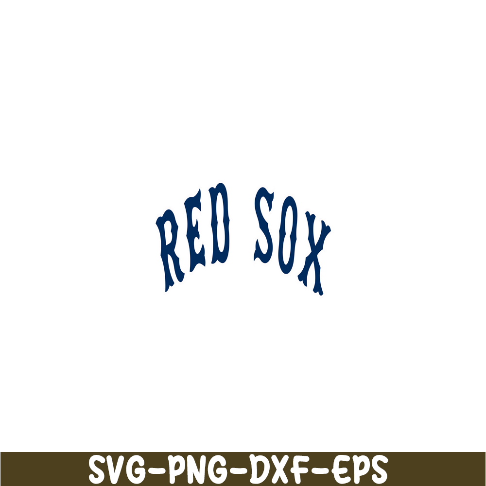 MLB30112350-Red Sox Text SVG PNG DXF EPS AI, Major League Baseball SVG, MLB Lovers SVG MLB30112350.png
