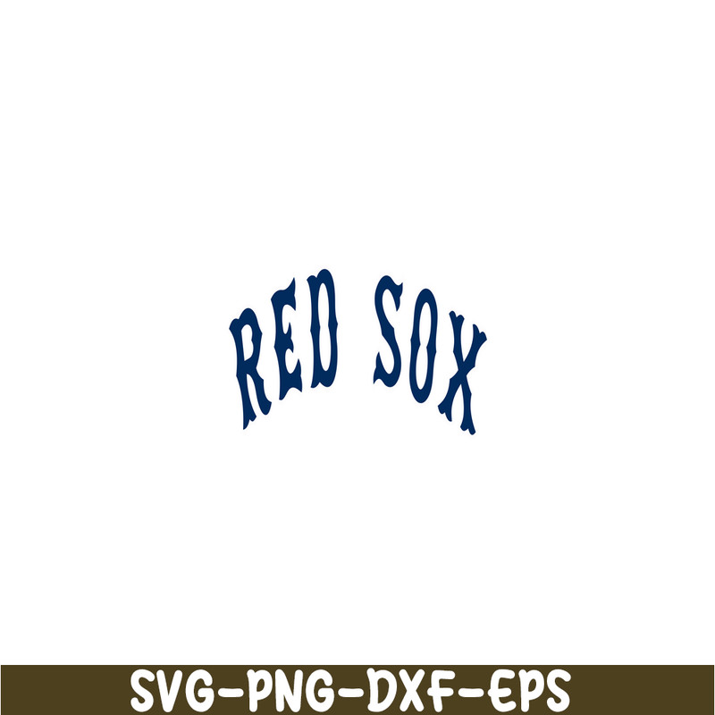 MLB30112350-Red Sox Text SVG PNG DXF EPS AI, Major League Baseball SVG, MLB Lovers SVG MLB30112350.png