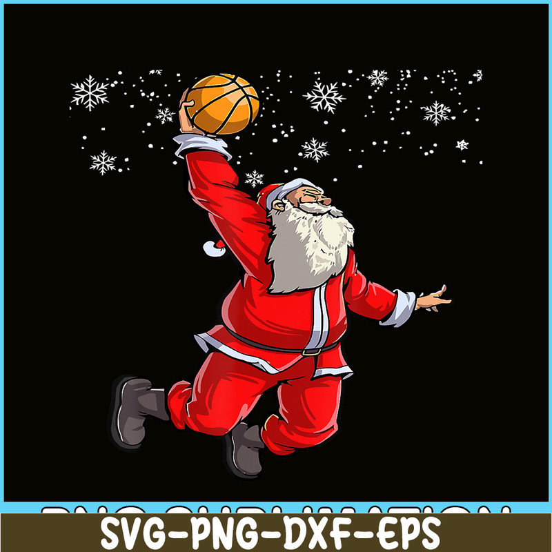 PNG141023141-Christmas Basketball Pajamas Xmas Flying Dunking Santa T-Shirt Png.png