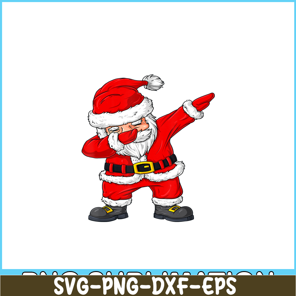 PNG141023150-Christmas Dabbing Santa Claus Boys Girls Kids Xmas Dab Gift T-Shirt Png.png