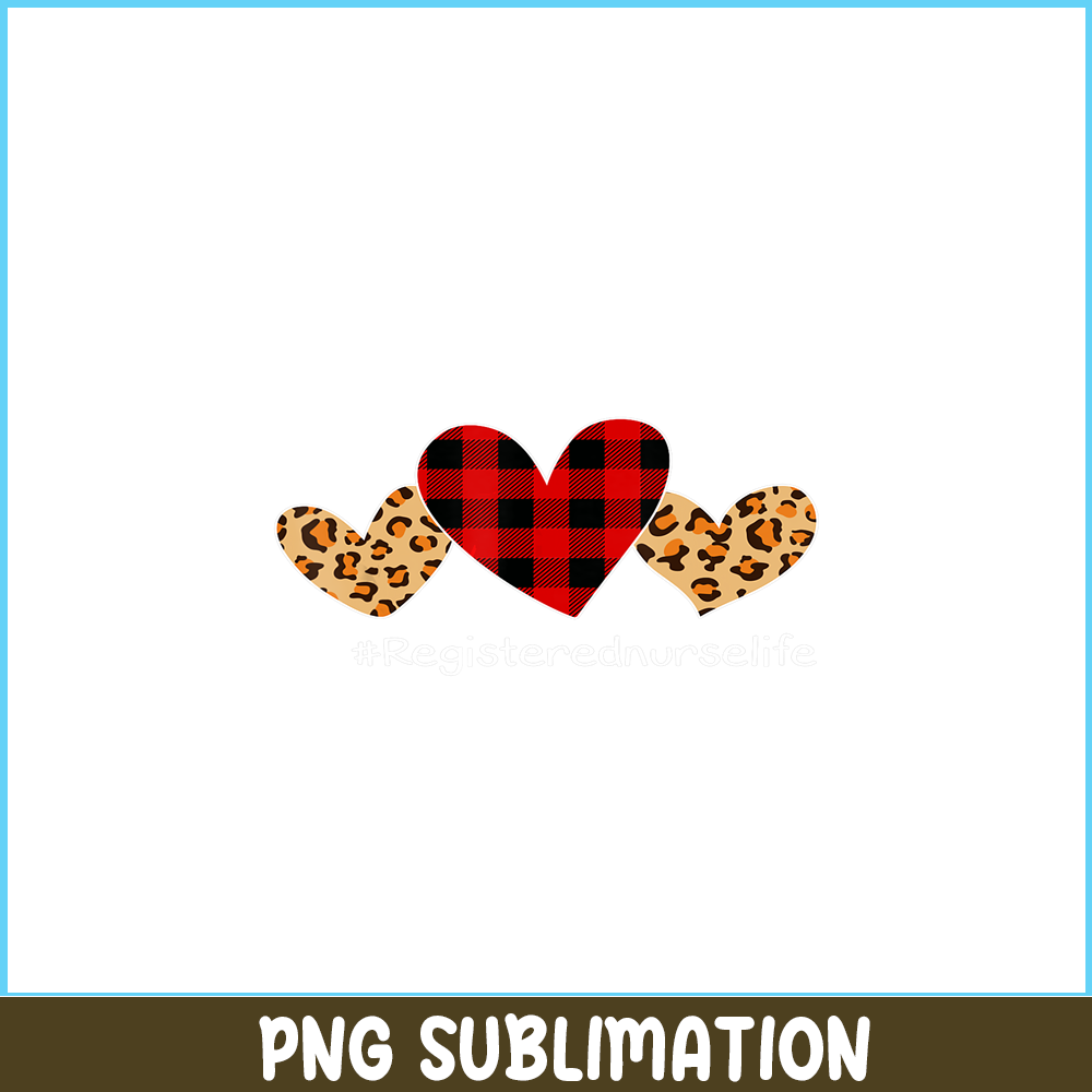 VLT19102318-Buffalo Plaid Hearts PNG, Sweet Valentine PNG, Valentine Holidays PNG.png