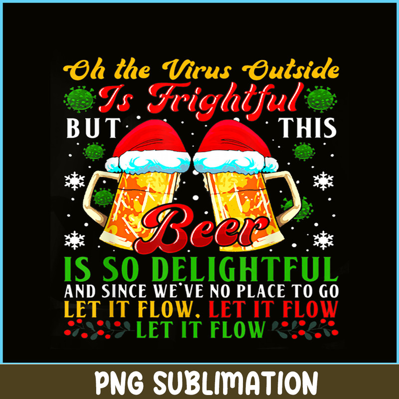 BEER28102357-Beer Is So Delightful PNG Beer Santa PNG Christmas Beer PNG.png