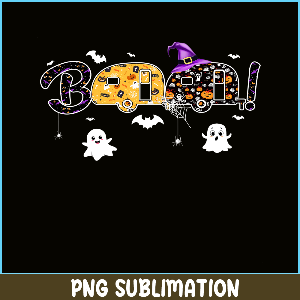 CAMP07112334-Boo And Camper Van PNG Camper Costume PNG Halloween And Camp PNG.png